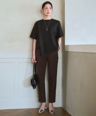 ICB アシンメトリーショルダーバッグ ブラック