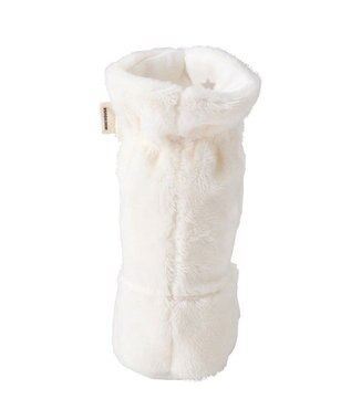 MIKI HOUSE HOT BISCUITS 【ミキハウス】【12cm】 マイクロファー ロングブーティ 白×黄