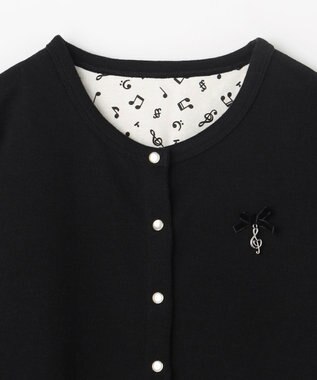 ANY KIDS まいにちスナップカーディガン ブラック