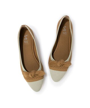 ing <ing>【サステナブル】２WAYポインテッドトゥニットパンプス