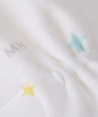 MIKI HOUSE HOT BISCUITS 【ミキハウス】【12cm】 マイクロファー ロングブーティ 白×黄