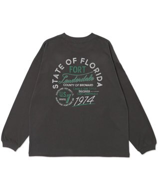 WEGO 【ユニセックス着用ITEM/MLサイズ展開】ヴィンテージライクグラフィックT（LS） 柄2