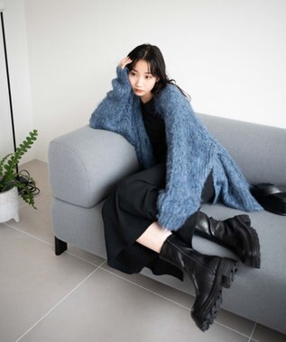 WEGO 【XLサイズ展開あり】ストレッチショートブーツ ブラック