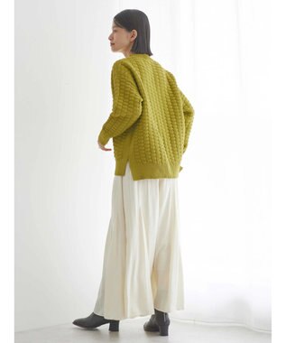 AMERICAN HOLIC エコカルットポコポコプルオーバー Mustard