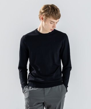 JOSEPH HOMME 【ストレッチ】リュクスレーヨン　クルーネック長袖ニット