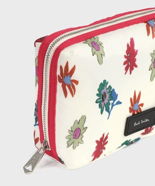 Paul Smith フラワープリント ポーチ オフホワイト