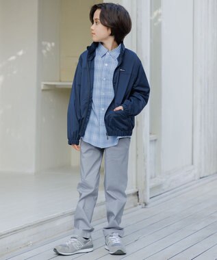 J.PRESS KIDS 【110-130cm】チェック シャツ スカイブルー系3