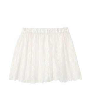 earth music&ecology レースレイヤードスカート Off White