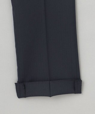 GOTAIRIKU オールシーズン対応【御幸毛織】WOOL×SOLOTEX ストレッチスーツ（ネイビーストライプ） ネイビー系1