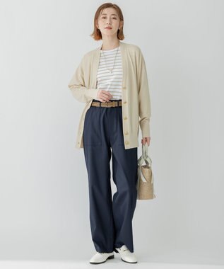 23区 淡水パール コード ネックレス ベージュ系