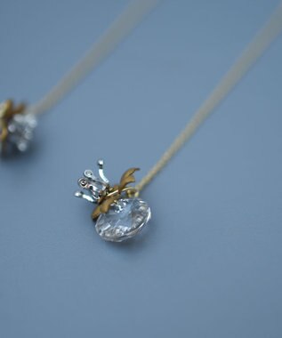 monshiro ウインターコスモスアメリカンピアス シルバー×ゴールド