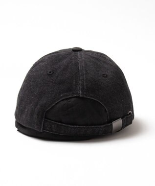 WEGO オールドイングリッシュロゴキャップ デニムブラック
