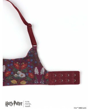 une nana cool 【ハリー・ポッターコラボ】364 シンプル ノンワイヤーブラ レッド