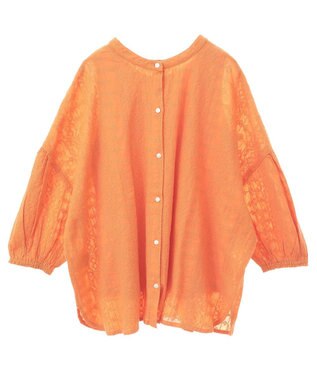 Green Parks Ｉ　ＳＥＴ２点　刺繍ブラウス＋タンクトップ Orange