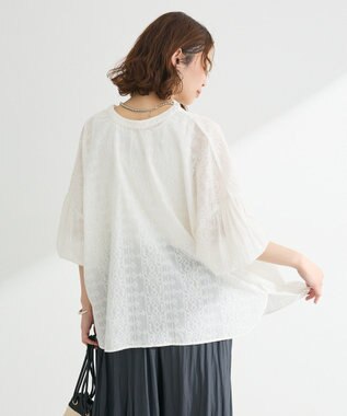 Green Parks Ｉ　ＳＥＴ２点　刺繍ブラウス＋タンクトップ Off White