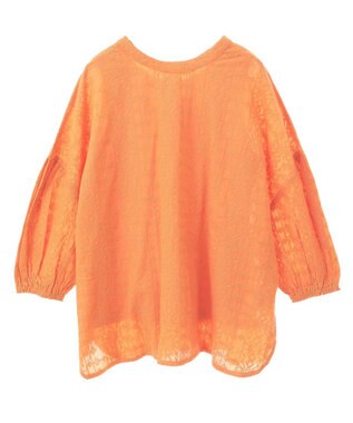 Green Parks Ｉ　ＳＥＴ２点　刺繍ブラウス＋タンクトップ Orange