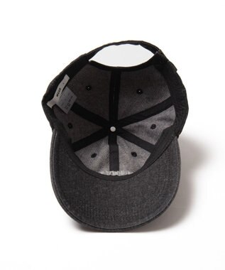 WEGO オールドイングリッシュロゴキャップ デニムブラック