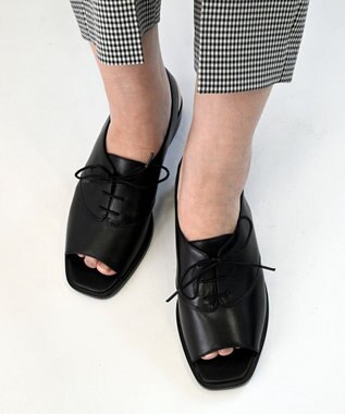 APOM レースアップスリングバックサンダル30