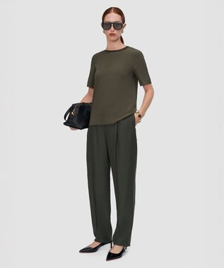 JOSEPH クレープドソワ　ブラウス　NEW RUBIN Palm Leaf