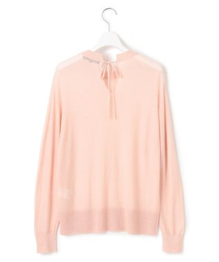 23区 S 【洗える】シアースパンコール ニット ピンクベージュ系