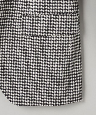 GOTAIRIKU 新色追加【一部ストレッチ】カシミヤブレンド 定番ツイードジャケット(25年モデル) ブラック×千鳥格子(25年新色)