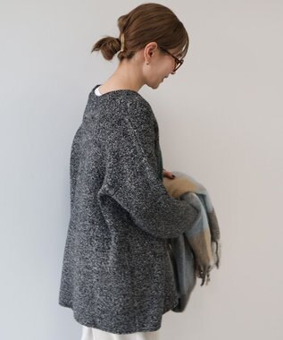 AMERICAN HOLIC バイパチＶＡＣＡＮＴロングニットプルオーバー Black