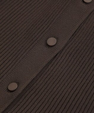 CRAFT STANDARD BOUTIQUE ポリエステルペプラムチュニック Brown