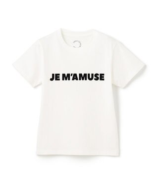 UNFILO 【110-150cm】CLEAN Tee(UNISEX) オフ[ブラックロゴ1]