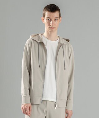 JOSEPH HOMME 新素材【水滴除去性/洗える/ストレッチ】 デューエイトタックジャージー   ジップアップパーカー アイボリー系