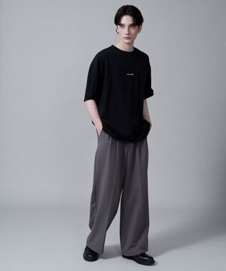 WEGO 【ユニセックス着用アイテム/リバーシブル】リバーシブルワンポイントT（S） ブラック