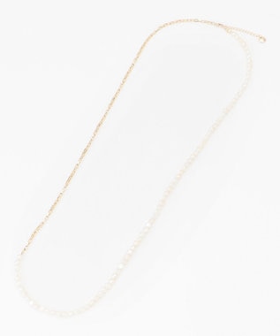  3WAYパールチェーンネックレス