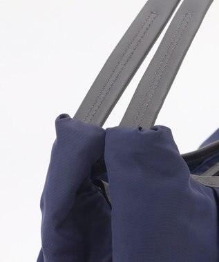 Y'SACCS シワナイロン2WAYトートバッグ Mサイズ ネイビー