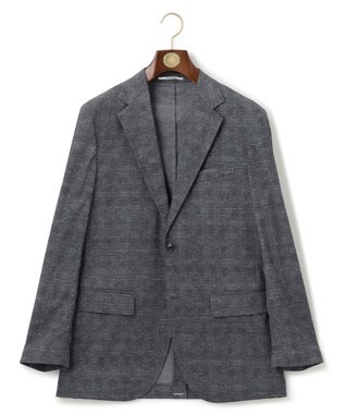 J.PRESS MEN 感動！？上品な見た目に着心地抜群なセットアップ【MECHANICAL】【超軽量 / 清涼感 / 洗える】 ハイパワーストレッチ リネンルックジャケット グレー系
