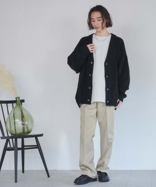 WEGO ルーズカーデ ブラック