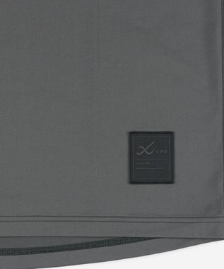 CW-X 【UNISEX】 CW-X トップス ハイゲージニットＴシャツ 長袖 Ｕネック UVカット率90%以上(本体) 吸汗速乾(本体) ユニセックス DLR179 /ワコール グレー