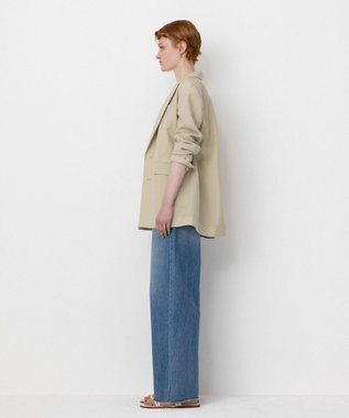 NAVE 【Nave・セットアップ可】ウールポリエステルツイルジャケット ベージュ系