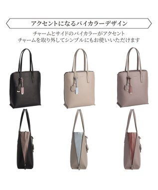 ACE BAGS & LUGGAGE Jewelna Rose OLバッグ・セレム  縦型トートバッグ A4サイズ 16190 ジュエルナローズ cs ブラック