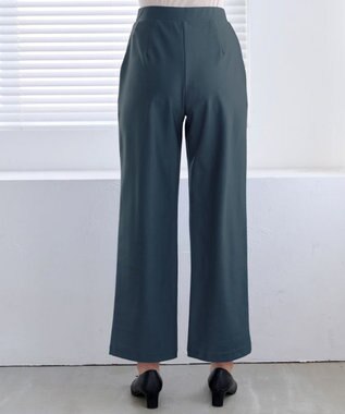 Tiaclasse 【日本製・新色追加・洗える・ストレッチ】エアシルキーワイドパンツ ディープブルー