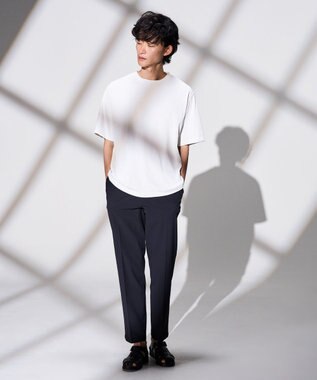 JOSEPH HOMME 【WEB限定】【新素材 / 新型】エンジニアドテック　リラックスフォルムクルーネックＴシャツ ホワイト系