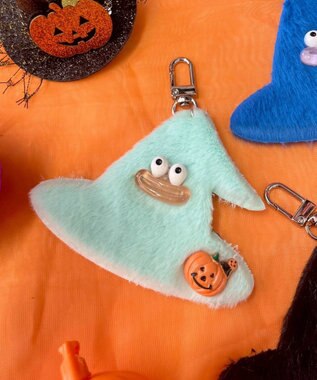 WEGO ミニトリックボウシモンスターぬいぐるみキーホルダー グリーンその他