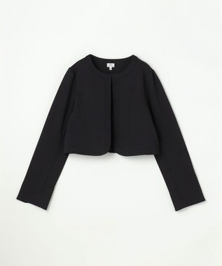 組曲 KIDS 【110-140㎝】 ドットジャガードワンピース＆ジャケットセット ネイビー