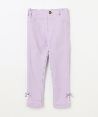 ANY KIDS 7days裏起毛ガーリーパンツ ラベンダー