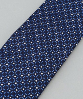 GOTAIRIKU 日本縫製/オリジナル柄【Fermo Fossati】ネクタイ_小紋柄 ネイビー系8