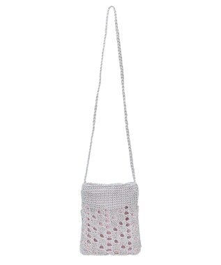 Green Parks ・ＱＵＯＮ　マクラメメタルミニショルダー