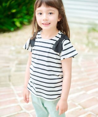 ひんやりクール 肩リボンTシャツ