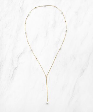 TOCCA PEARL WALTZ LARIAT NECKLACE ネックレス ゴールド系