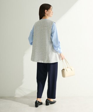 Green Parks Ｏ．きれいシルエットテーパードパンツ Navy