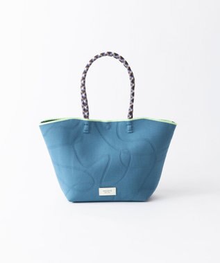 TRICOTE 【軽くて丈夫】バンピーリンクトートバッグ 38GREENBLUE
