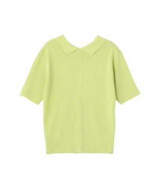 earth music&ecology 前後2WAYポロニット Light Green