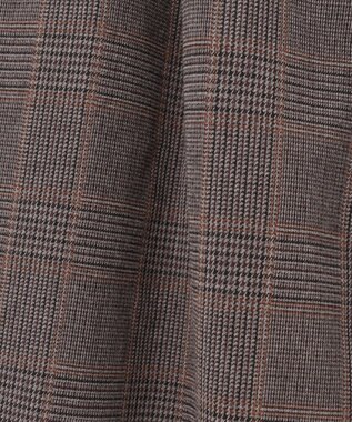 J.PRESS YORK STREET 【UNISEX】チェックテーパードパンツ ブラウン系3